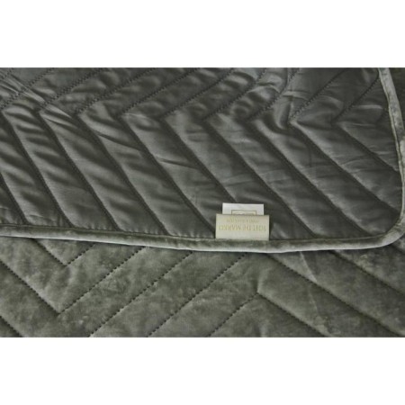 A set with a blanket "Fernand", size 240x260 cm, 50x70 cm - 2 pcs, emerald color-3