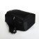 School backpack from textiles with a zipper, 4 pockets, black color