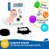 Board game for newborns "Black and white pictures", 20 A5 cards