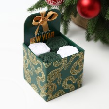 New Year. Symbol of the year. Snake. Set of Mahmage towels Ethel 