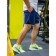 Male sports shorts, size 52, dark blue color