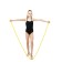 Ripper for rhythmic gymnastics weighted Grace Dance, 3 m, yellow color