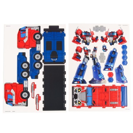3D designer from the “Transformers, Optimus Prime” foam cardboard, 2 sheets, transformers-1