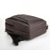 City backpack on a zipper, 2 pockets, with USB, brown color