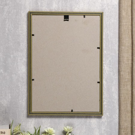 Photo frame plastic 21x30 cm gold (596)-3