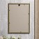 Photo frame plastic 21x30 cm gold (596)
