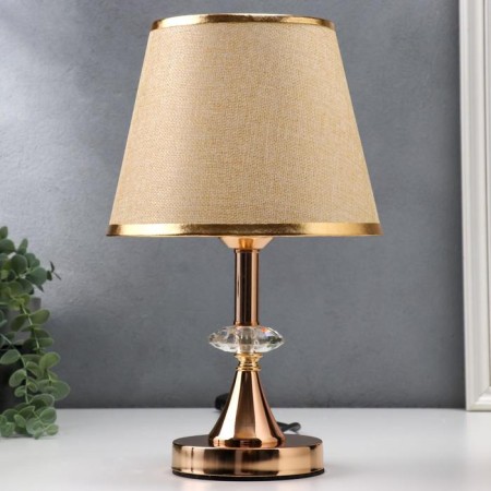 Table lamp "Seville" 1x40W E27 gold 21x21x36 cm.