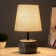 Enel table lamp E14 40W Gray 18.5x18.5x32 cm Risalux