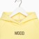 Kids (hoodies, trousers) minku: Basic Line Kids, Oversize, yellow color, height 134
