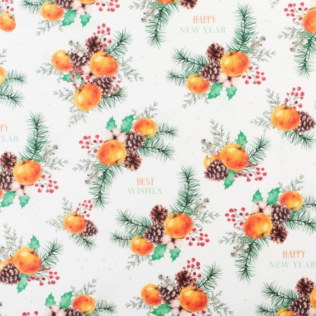 Package Crafts "Mandarin mood", 70 x 100 cm, New Year-4