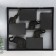 Photo frame plastic in 4 photos 10x15 cm "Four gold elephants" black 39x42 cm