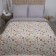 Fleet blanket "letters", size 150x200 cm, milk color