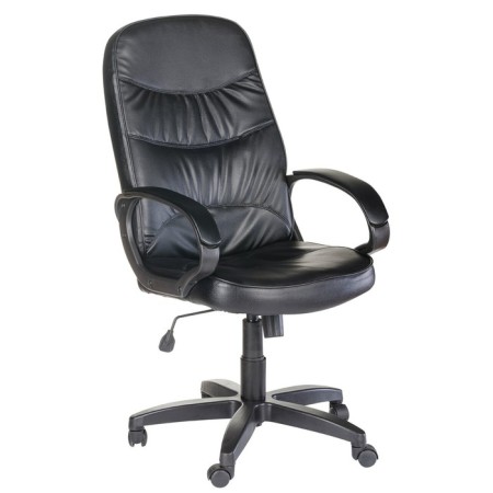 Armchair "Cans", artificial leather, black