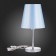 Evoluce bedside lamp. Sle105614-01. Permone. 1x40 W, E14, 22x22x46 cm, chromium color