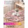 Tables on the table “Flower picture”, round, oxford, elastic band, size 120x120 cm, diameter 75-100 cm