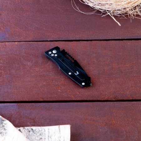 Folding "predator" knife, tiger handle-3