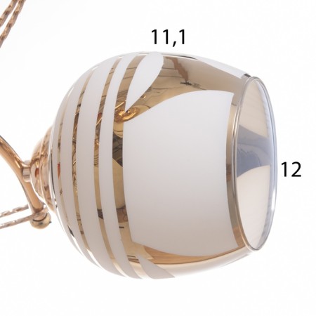 Buffy chandelier 3x40W E27 Gold Model: 2751100-6