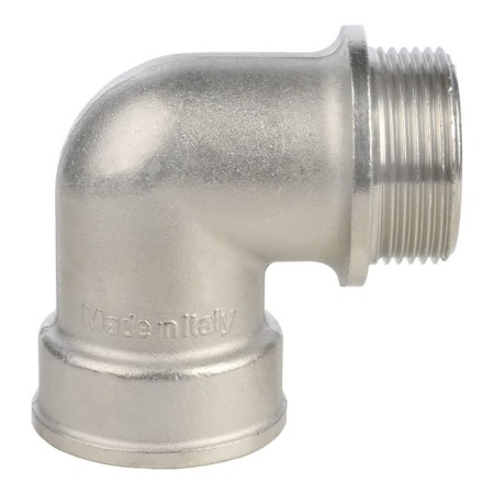 STOUT SFT-0016-000114, 1 1/4 ", external/internal thread, with emphasis, nickel. Brass-2