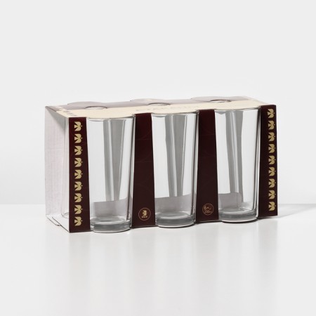 A set of high glass glasses "Oda", 230 ml, 6 pcs-4