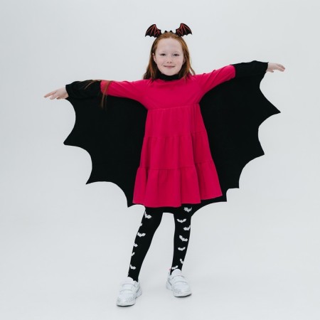 Carnival set "Bat Mouse": cape, rim, stockings-4