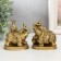 NECKE Polystone set 2 pcs "Elephants with a jug and ball" 6.2x7x7.5 cm