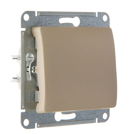 Switch "Glossa" Sche GSL000461, 10 A, 1 key, hidden, Titan