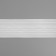 Curtain tape fixed assembly, matte, 6 cm, 50 ± 1 m, white color