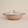 Cast iron frying pan with enameled coating SL Home, D = 31 cm, h = 8.5 cm, pink color