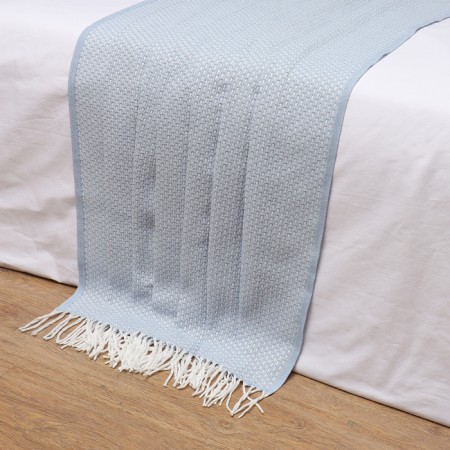 Valencia plaid 140x200cm, 13/Boucle, Bel/Yark. Gol, HL 50%, PE 30%, Pan 20%
