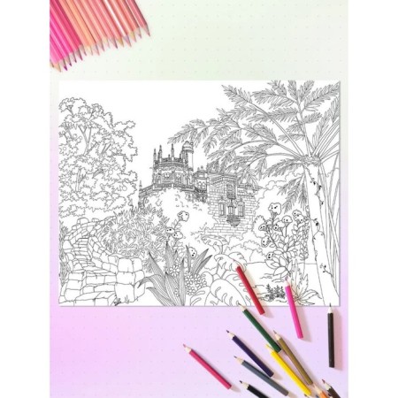 Coloring "Posters for the interior. Nature"-3