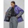 Ski suit, size 42, purple color