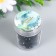 Buttons plastic on the midnight "Crystal Black" 1.3x1.3 cm set 35 pcs 4.8x3.7x3.7 cm