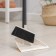 Floor brush with MALTA scoop, beige color