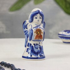 Сувенир «Ангел с иконой», гжель, 12,5х5,5 см, микс