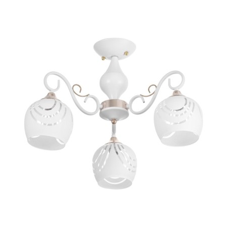 Lucy chandelier 3x60W E27 Antique bronze 60x60x29cm