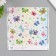 Scrapbooking Paper "Butterfly Garden density 180 grams set 10 pcs 15.5x17 cm