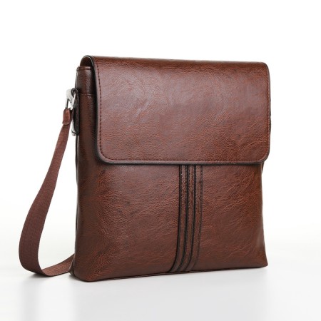 Male bag, brown color