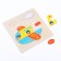 Children's wooden frames-lodges "Transport" 15 × 15 × 0.5 cm, mix