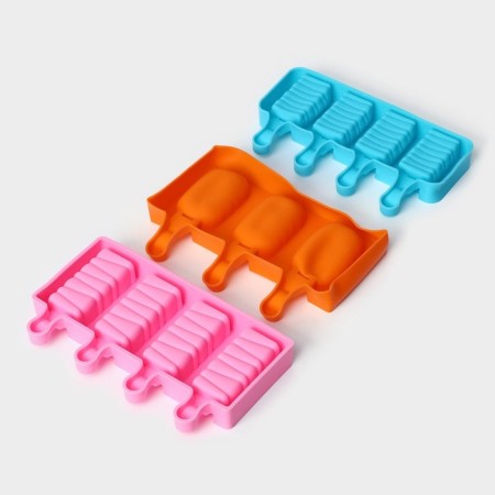 A set of ice cream shares "Venice", 3 pcs, silicone, 19 × 11 cm-5