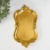 Standing interior polystone "Duchess" gold 24.5x13.5x2.2 cm