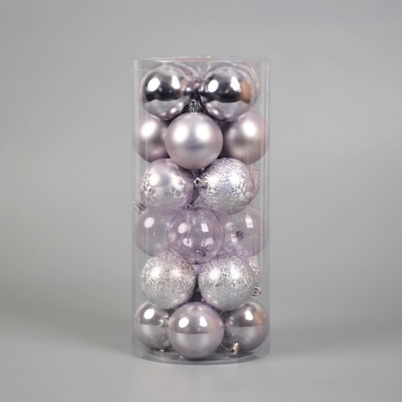 Set of balls plastic D-6 cm, 24 pcs "Air overflow"-1