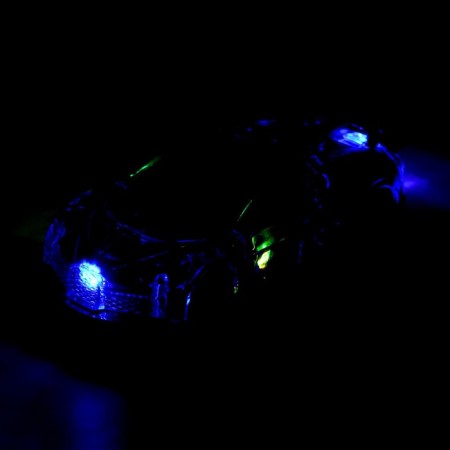 CRAZY RACE machine, racing, Russian voice acting, light, works from batteries, gray color gray-3