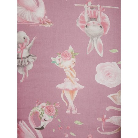 Plaid "Grow together", size 96x87 cm, pink color-4