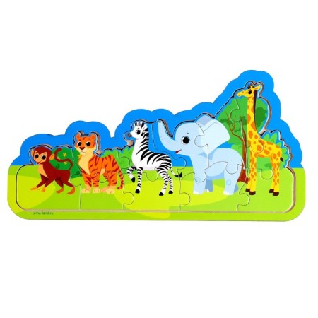 Puzzles on the substrate "Africa"-1