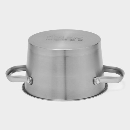 Stainless steel pan Magistro Hitech Steel, 2 l, d = 18 cm, h = 11 cm, induction-3