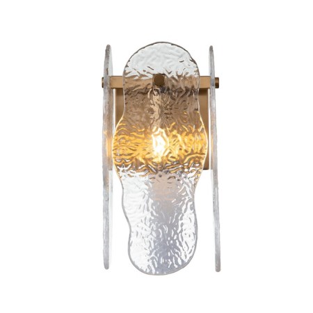 Bra Indigo, 12019/1W Brass. 1x60W, E14, 140x170x350 mm, wave effect