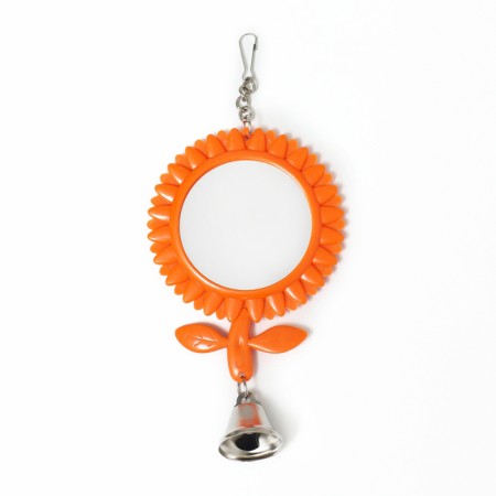 Bird toy "Sunflower", 8 x 15.5 cm, yellow mix/orange-3