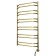 Domoterm electric heated towel rail "Laura", 500 x 985 mm, 12 crossbars, rights, bronze