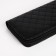 Women's wallet with lightning, black color