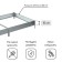 Glocked bed, 200 × 100 × 15 cm, GreenGo